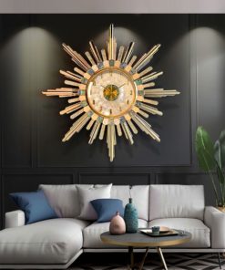 Đồng Hồ Treo Tường Ánh Sao Khảm Trai