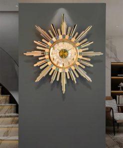 Đồng Hồ Treo Tường Ánh Sao Khảm Trai