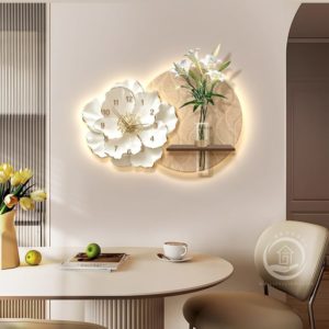 Đồng Hồ Nghệ Thuật Cánh Hoa Vĩnh Cửu