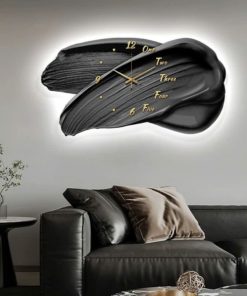 Đồng Hồ Treo Tường Nghệ Thuật Bút Họa