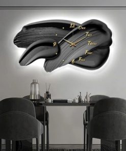 Đồng Hồ Treo Tường Nghệ Thuật Bút Họa