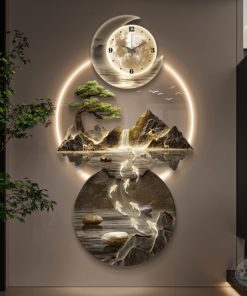 Đồng Hồ Treo Tường Cá Bơi Ngược Dòng