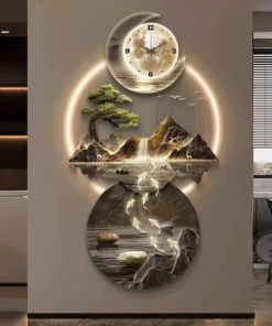 Đồng Hồ Treo Tường Cá Bơi Ngược Dòng