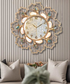 Đồng Hồ Treo Tường Hoa Pha Lê