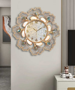 Đồng Hồ Treo Tường Hoa Pha Lê