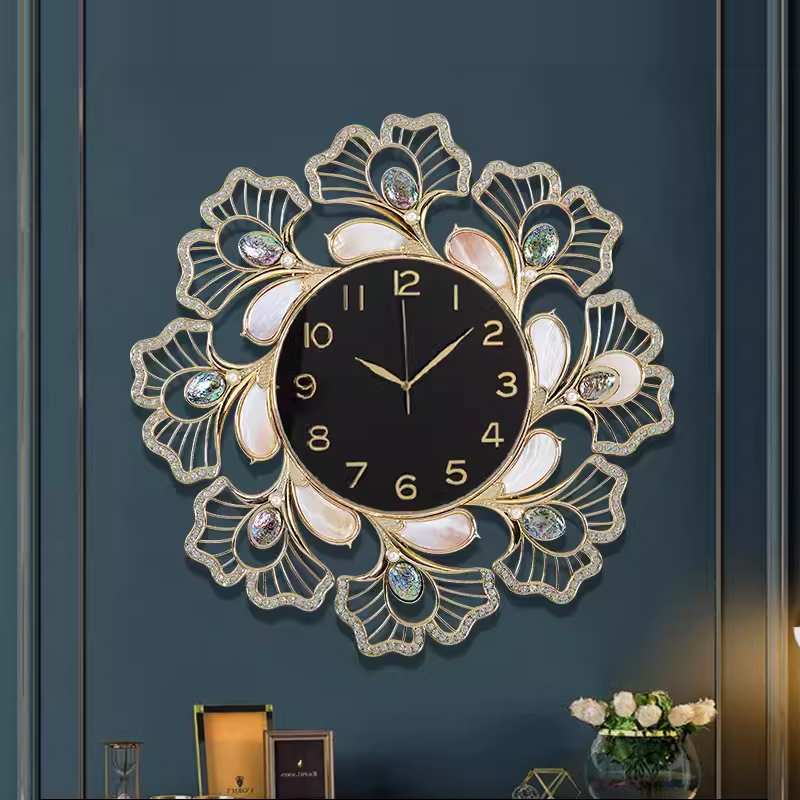 Đồng Hồ Treo Tường Hoa Pha Lê