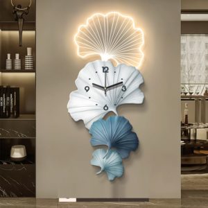 Đồng Hồ Treo Tường Lá Bạch Quả