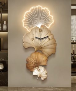 Đồng Hồ Treo Tường Lá Bạch Quả