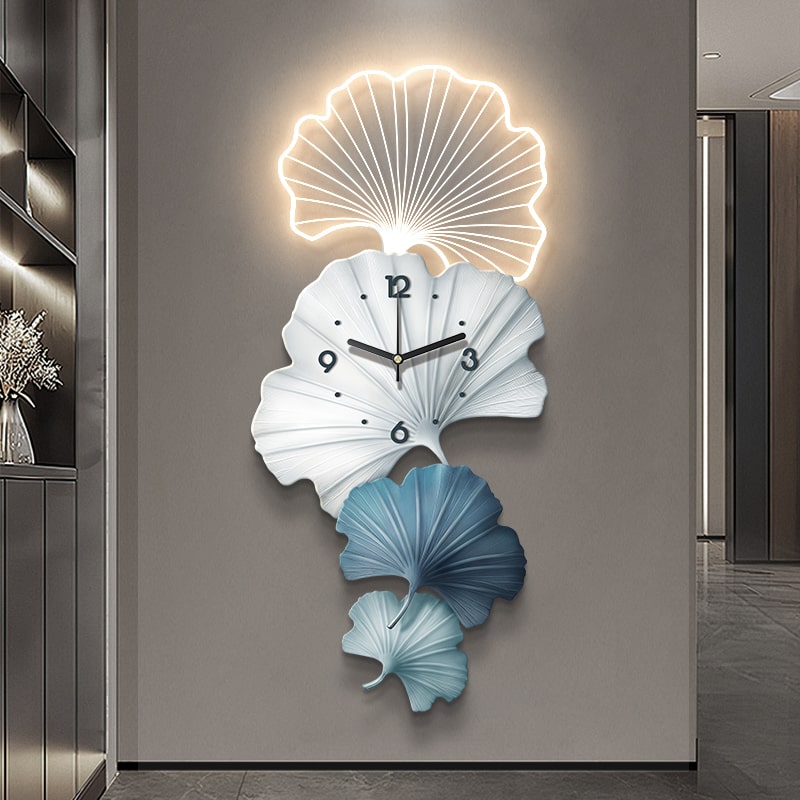 Đồng Hồ Treo Tường Lá Bạch Quả