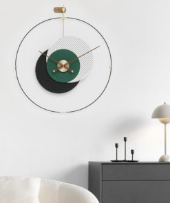 Đồng Hồ Treo Tường Vòng Tròn Sắc Màu Tối Giản
