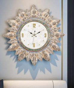 Đồng Hồ Treo Tường Vầng Dương Nguyệt Quế