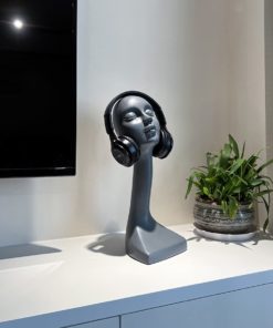 Tượng Đầu Người Kết Hợp Gía Treo Tai Nghe