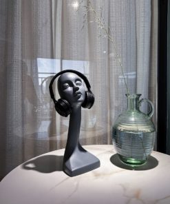 Tượng Đầu Người Kết Hợp Gía Treo Tai Nghe