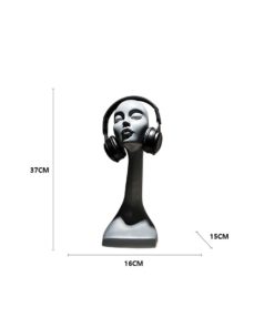 Tượng Đầu Người Kết Hợp Gía Treo Tai Nghe