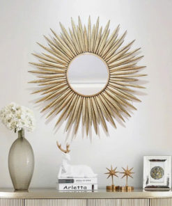 Gương Decor Mặt Trời Vàng Rực Rỡ