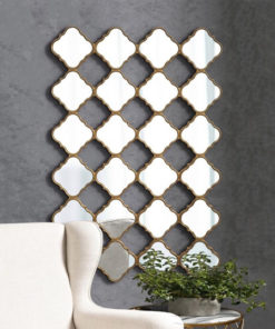 Gương Treo Tường Nghệ Thuật Cỏ Bốn Lá