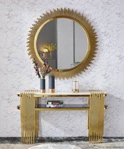 Gương Treo Tường Tối Giản Ánh Kim