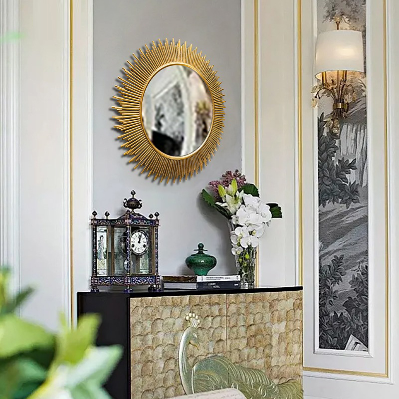 Gương Treo Tường Tối Giản Ánh Kim