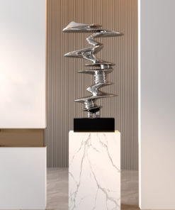 Tượng Trừu Tượng Lượn Sóng Nghệ Thuật