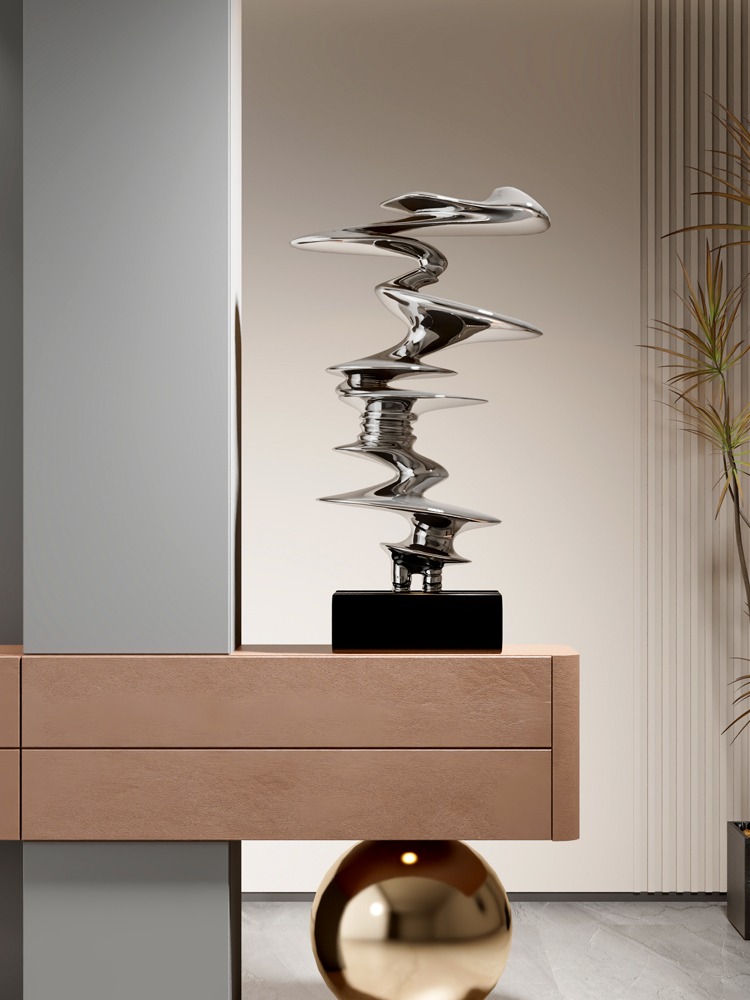 Tượng Trừu Tượng Lượn Sóng Nghệ Thuật