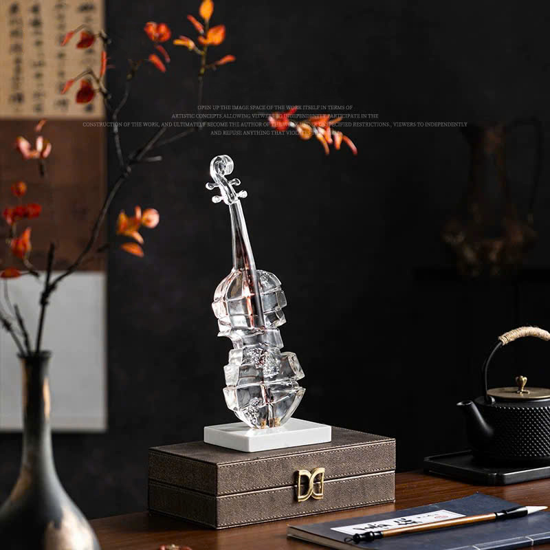 Mô Hình Đàn Violon Điêu Khắc