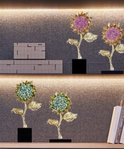 Mô Hình Hoa Hướng Dương Thạch Anh