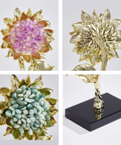 Mô Hình Hoa Hướng Dương Thạch Anh