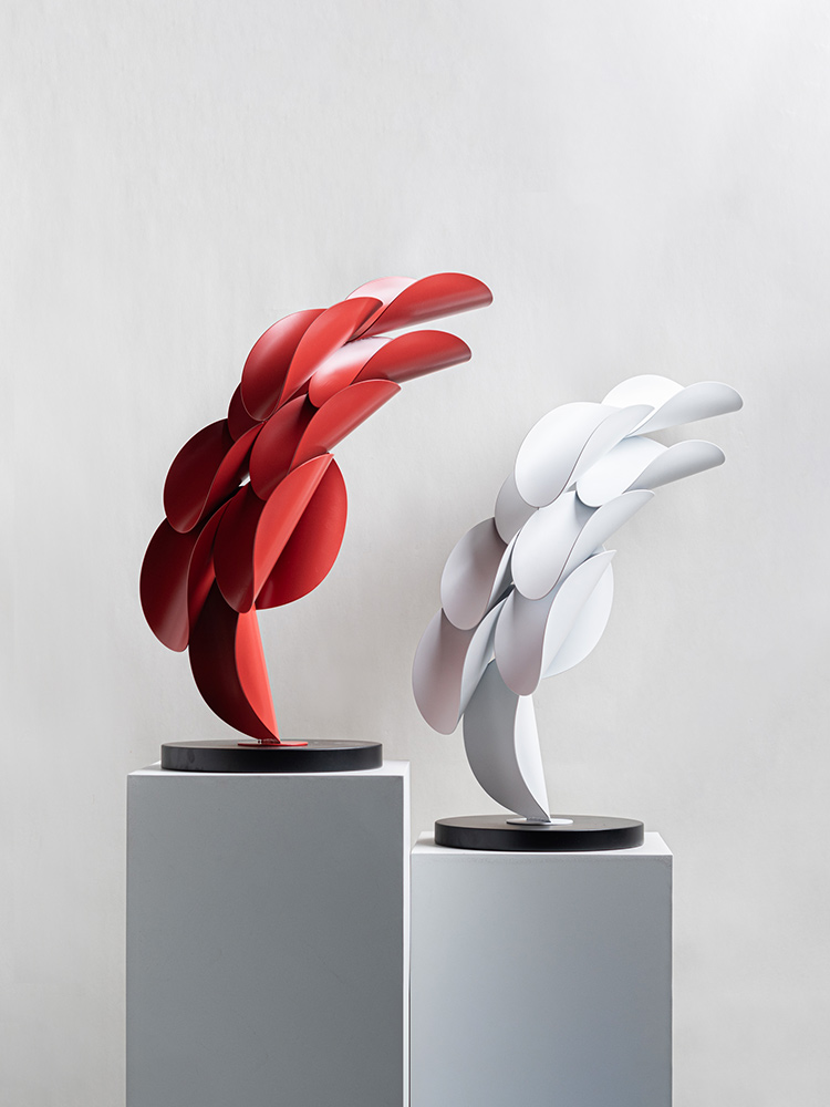 Tượng Lá Xếp Tầng Trang Trí Nghệ Thuật