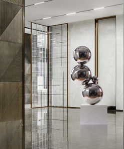 Mô Hình Bóng Inox Trang Trí