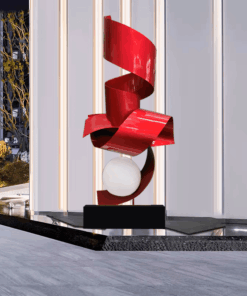 Tượng Trang Trí Dải Lụa Thời Gian