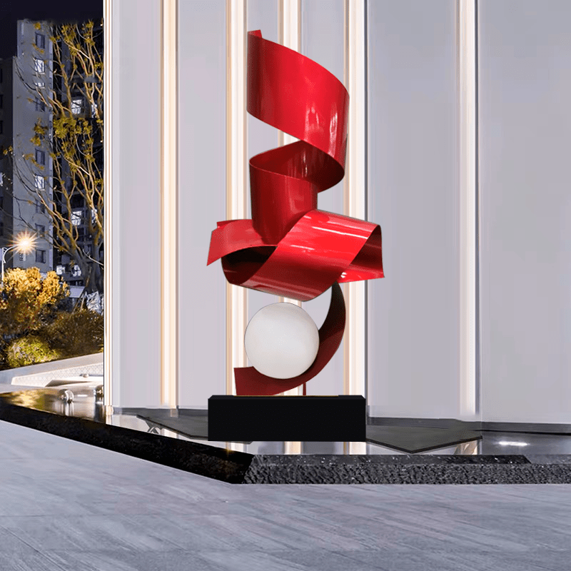 Tượng Trang Trí Dải Lụa Thời Gian