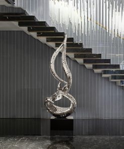 Mô Hình Trừu Tượng Điêu Khắc Kim Loại