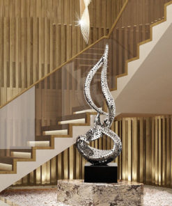 Mô Hình Trừu Tượng Điêu Khắc Kim Loại