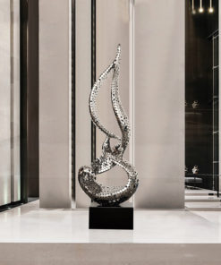 Mô Hình Trừu Tượng Điêu Khắc Kim Loại