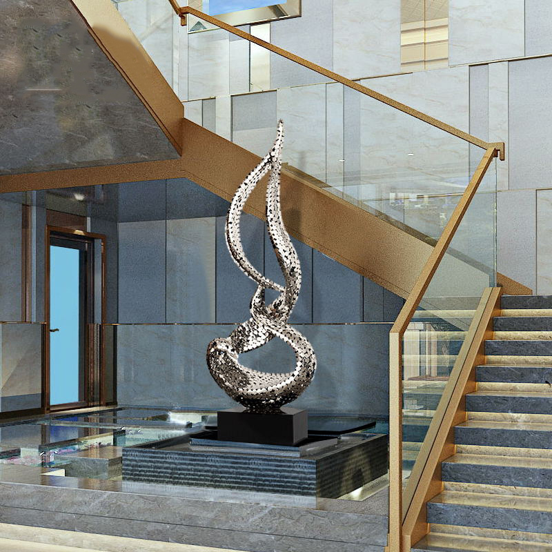 Mô Hình Trừu Tượng Điêu Khắc Kim Loại