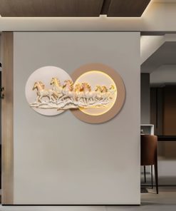 Phù Điêu 3D Bát Mã Thành Công