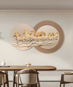 Phù Điêu 3D Bát Mã Thành Công