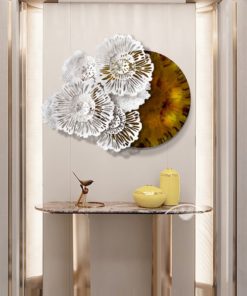 Phù Điêu 3D Cánh Hoa Vĩnh Cửu