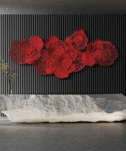 Phù điêu 3D Hoa Nở Rực Rỡ