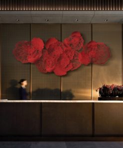 Phù điêu 3D Hoa Nở Rực Rỡ