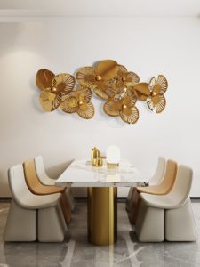 Phù Điêu Dải Hoa Vàng 3D