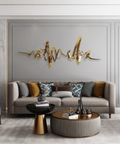 Phù Điêu Kim Loại Dải Sóng Nghệ Thuật