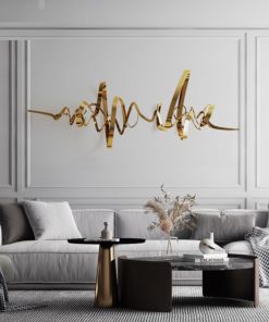 Phù Điêu Kim Loại Dải Sóng Nghệ Thuật