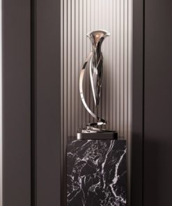 Tượng Điêu Khắc Kim Loại Trừu Tượng