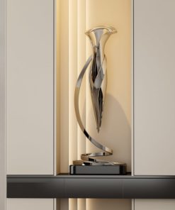 Tượng Điêu Khắc Kim Loại Trừu Tượng