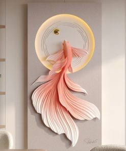 Tranh Cá Bơi Ngược Dòng 3D LED