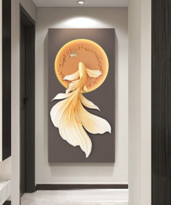 Tranh Cá Bơi Ngược Dòng 3D LED