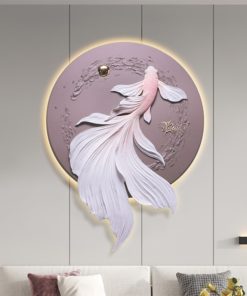 Tranh Cá Bơi Ngược Dòng 3D LED