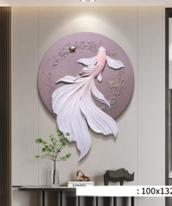 Tranh Cá Bơi Ngược Dòng 3D LED