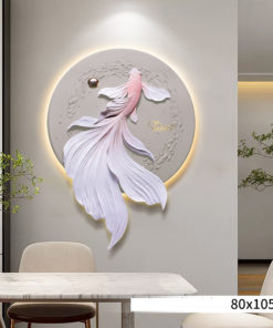 Tranh Cá Bơi Ngược Dòng 3D LED